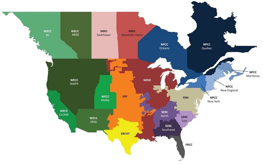 US Electrical Regions