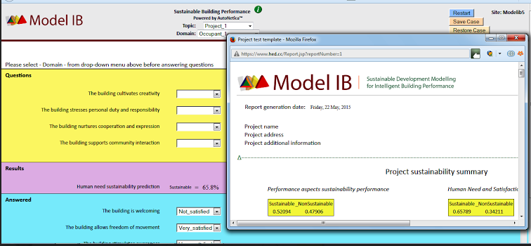 Building Data Control Panel