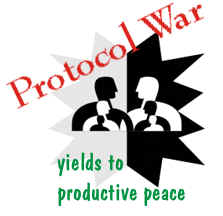 Protocol war yields to productive peace