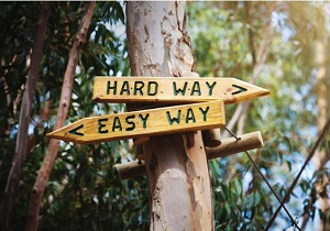 Hard Way Easy Way