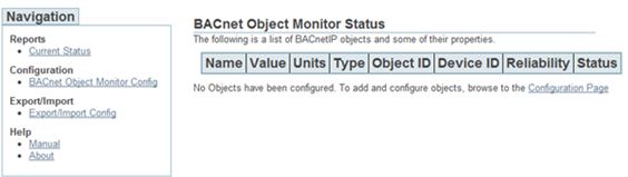 CAS BACnet Object Monitor