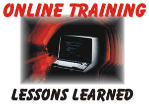 Online Training: Lessons Learned